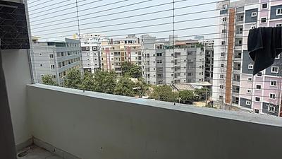 Balcony Image of 2200 Sq.ft 3 BHK Apartment / Flat for rent in Madhapur Hyderabad for Rs. 50000