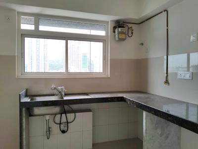 Kitchen Image of 615 Sq.ft 2 BHK Apartment / Flat for rent in L And T Rejuve 360 Tower A, Mulund West Mumbai for Rs. 62000
