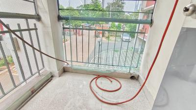 Balcony Image of 1163 Sq.ft 3 BHK Apartment / Flat for sale in Shrachi Greenwood Sonata, New Town Kolkata for Rs. 9500000