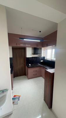 Kitchen Image of 1100 Sq.ft 3 BHK Apartment / Flat for rent in DSR RR Avenues, Yelahanka New Town Bengaluru for Rs. 50000
