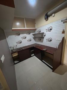 Kitchen Image of 400 Sq.ft 1 BHK Builder Floor for rent in Rau Indore for Rs. 7000