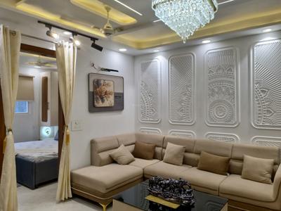 Living Room Image of 810 Sq.ft 3 BHK Apartment / Flat for sale in Dwarka Mor New Delhi for Rs. 5500000