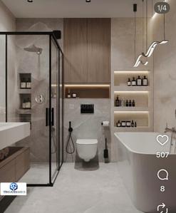 Bathroom Image of 5478 Sq.ft 4 BHK Builder Floor for sale in Shanti Niketan New Delhi for Rs. 240000000