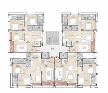 Image of 2421 Sq.ft 3 BHK Apartment / Flat for sale in Piramyd Serenity, Dahin Nagar, Surat for Rs. 10800000