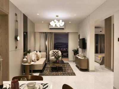 Living Room Image of 1080 Sq.ft 2 BHK Apartment / Flat for sale in Godrej Prime, Chembur Mumbai for Rs. 20200000