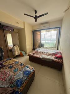Bedroom Image of 1350 Sq.ft 3 BHK Apartment / Flat for rent in Happy Home Sarvodaya Hill, Thakurli Thane for Rs. 30000