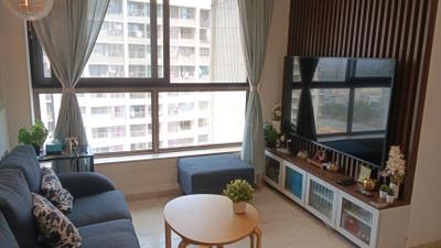 Living Room Image of 689 Sq.ft 2 BHK Apartment / Flat for sale in Kalpataru Paramount, Thane West Thane for Rs. 14200000