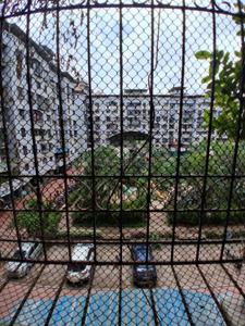 Balcony Image of 640 Sq.ft 1 BHK Apartment / Flat for rent in Raikar Yash Paradise CHS, Airoli Navi Mumbai for Rs. 30000