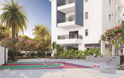 Image of 1295 Sq.ft 2 BHK Apartment / Flat for sale in Nallagandla, Hyderabad for Rs. 8675000