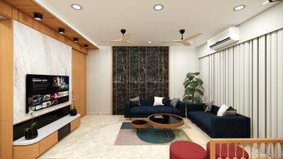 Living Room Image of 2550 Sq.ft 3 BHK Apartment / Flat for rent in Vinayak Courtyard , PDPU Road Gandhinagar for Rs. 49000