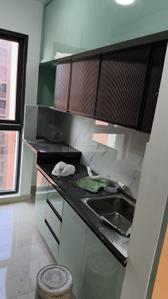 Kitchen Image of 988 Sq.ft 2 BHK Apartment / Flat for rent in CANVAS &amp; COVE, Begur Bengaluru for Rs. 48000