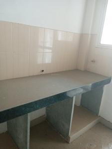 Kitchen Image of 600 Sq.ft 1 BHK Apartment / Flat for rent in Godrej Garden City, Gota Ahmedabad for Rs. 15000