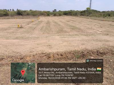 Image of 1745 Sq.ft Residential Plot / Land for sale in Arakkonam, Ranipet for Rs. 1134250