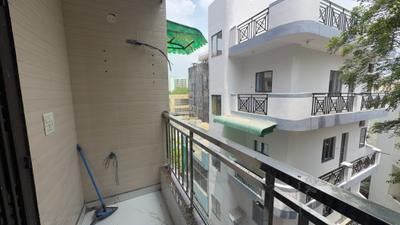 Balcony Image of 550 Sq.ft 1 BHK Builder Floor for rent in DDA Akshardham Apartments, Sector 19 Dwarka New Delhi for Rs. 20000