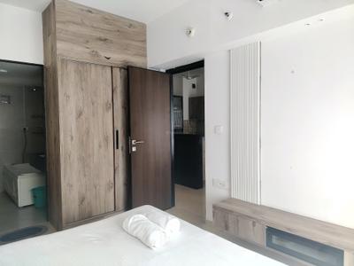 Bedroom Image of 640 Sq.ft 1 RK Apartment / Flat for rent in Lodha Belmondo, Gahunje Pune for Rs. 42000
