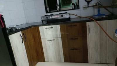 Kitchen Image of 800 Sq.ft 1 BHK Apartment / Flat for rent in Makarba Ahmedabad for Rs. 21000