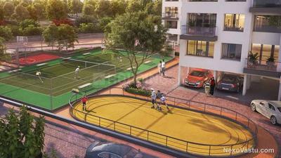 Balcony Image of 1092 Sq.ft 2 BHK Apartment / Flat for sale in Dolphin Palms Wing A And B, Ravet Pune for Rs. 7700000