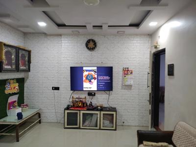 Living Room Image of 500 Sq.ft 1 BHK Apartment / Flat for rent in Raunak Bliss, Kasarvadavali Thane for Rs. 18999