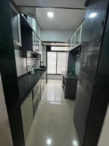 Kitchen Image of 960 Sq.ft 2 BHK Apartment / Flat for rent in Mohan Willows, Badlapur East Badlapur for Rs. 15000