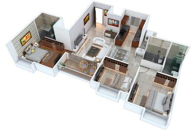 Image of 830 Sq.ft 2 BHK Apartment / Flat for sale in Oree Cloud 51, Bavdhan, Pune for Rs. 11000000