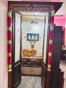 Pooja Room Image of 1200 Sq.ft 3 BHK Independent House for rent in Jakkur Bengaluru for Rs. 30000