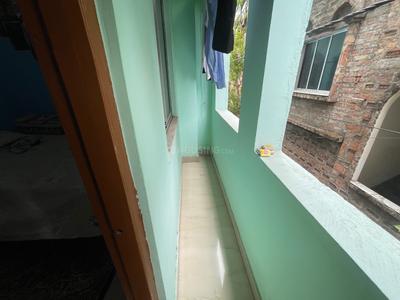 Balcony Image of 500 Sq.ft 1 BHK Independent House for rent in Keshtopur Kolkata for Rs. 8500