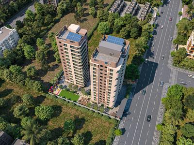 Image of 2531 Sq.ft 3 BHK Apartment / Flat for sale in Vesu, Surat for Rs. 14403921