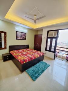 Bedroom Image of 550 Sq.ft 1 BHK Builder Floor for rent in DLF Phase 3 Gurgaon for Rs. 28000