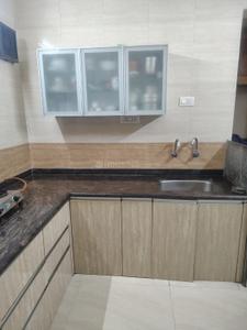Kitchen Image of 650 Sq.ft 1 BHK Apartment / Flat for rent in Ganga Dham Pune for Rs. 30000