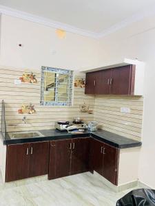 Kitchen Image of 750 Sq.ft 1 BHK Apartment / Flat for rent in My Home Bhooja, Rai Durg Hyderabad for Rs. 10000