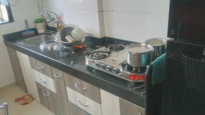 Kitchen Image of 638 Sq.ft 1 BHK Apartment / Flat for sale in Vaishnav Swamy Enclave, Pimple Nilakh Pune for Rs. 4700000