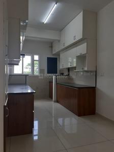 Kitchen Image of 1500 Sq.ft 2.5 BHK Apartment / Flat for rent in L And T Raintree Boulevard Cl 5, Sahakara Nagar Bengaluru for Rs. 70000