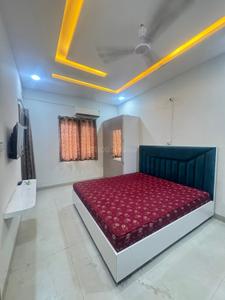 Bedroom Image of 500 Sq.ft 1 RK Independent House for rent in Mahalakshmi Nagar Indore for Rs. 13500