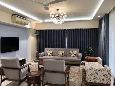 Living Room One Image of 4475 Sq.ft 4 BHK Apartment / Flat for sale in Paarijat Eclat, Iscon Ambli Road Ahmedabad for Rs. 53000000