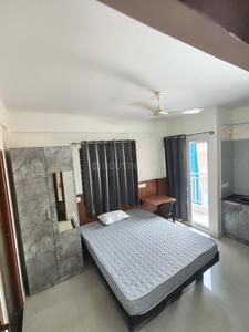 Bedroom Image of 400 Sq.ft 1 RK Apartment / Flat for rent in Kadubeesanahalli Bengaluru for Rs. 21000