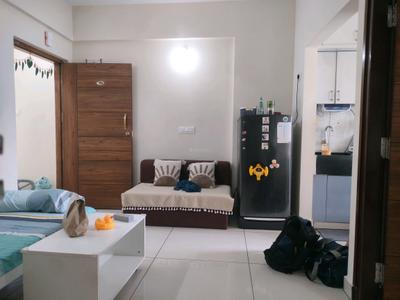 Living Room Image of 750 Sq.ft 1 BHK Apartment / Flat for rent in Whitefield Bengaluru for Rs. 25500