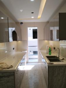 Kitchen Image of 900 Sq.ft 3 BHK Builder Floor for rent in Shakurpur New Delhi for Rs. 24000