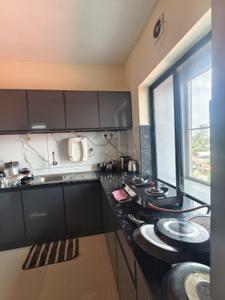 Kitchen Image of 1000 Sq.ft 2 BHK Apartment / Flat for rent in M.G. Road Kochi for Rs. 40000