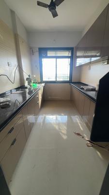 Kitchen Image of 1680 Sq.ft 3 BHK Apartment / Flat for rent in Airoli Navi Mumbai for Rs. 63000