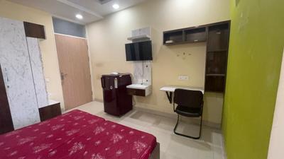 Bedroom Image of 500 Sq.ft 1 RK Builder Floor for rent in Sector 46 Gurgaon for Rs. 25000