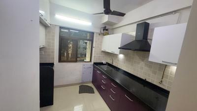 Kitchen Image of 1000 Sq.ft 3 BHK Apartment / Flat for sale in Rutu Tower, Thane West Thane for Rs. 13800000