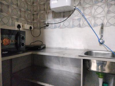 Kitchen Image of 350 Sq.ft 1 RK Apartment / Flat for rent in Brookefield Bengaluru for Rs. 18500