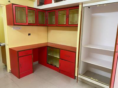 Kitchen Image of 1250 Sq.ft 3 BHK Apartment / Flat for rent in Nalanda Arcade, Pragathi Nagar Hyderabad for Rs. 24000