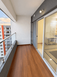 Balcony Image of 1417 Sq.ft 3 BHK Apartment / Flat for rent in Shriram Nysa, Dhanori Pune for Rs. 36000