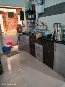 Kitchen Image of 700 Sq.ft 2 BHK Apartment / Flat for rent in Aawaass River Front, Randesan Gandhinagar for Rs. 19000