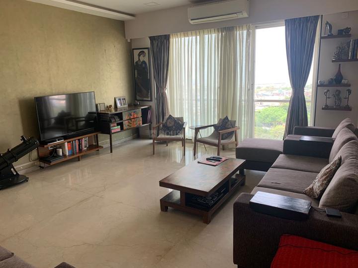 Hall Image of 1600 Sq.ft 3 BHK Apartment / Flat for sale in Santacruz West Mumbai for Rs. 65000000