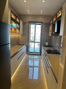 Kitchen Image of 853 Sq.ft 1 BHK Apartment / Flat for sale in Gujarat Kasturi Van, Bhayandar East Mira Bhayandar for Rs. 9600000