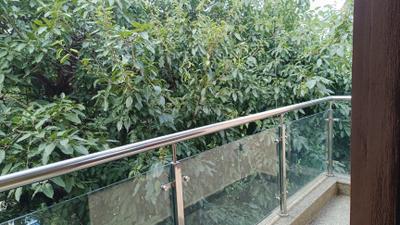 Balcony Image of 1600 Sq.ft 2 BHK Builder Floor for rent in Chittaranjan Park New Delhi for Rs. 70000