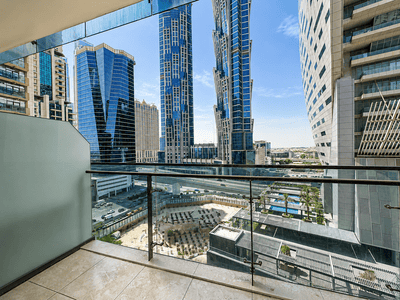 Balcony Image of 668 Sq.ft 1 BHK Apartment / Flat for sale in Damac Merano Tower, Business Bay Dubai for Rs. 28634166