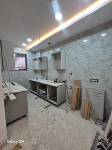 Kitchen Image of 1500 Sq.ft 3 BHK Builder Floor for rent in Ramesh Nagar New Delhi for Rs. 55000